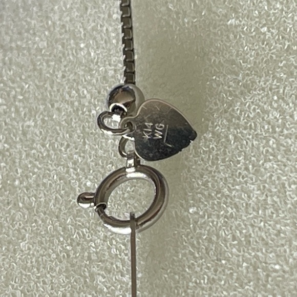 Blue Marine White Gold Necklace( K14 Japan Settings) - Picture 6 of 8